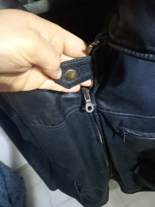 Giacca in pelle J&W Nera Taglia 56