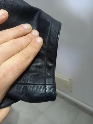 Giacca in pelle J&W Nera Taglia 56