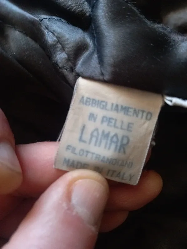 Giacca in pelle J&W Nera Taglia 56