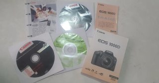 Manuales y CDs Canon EOS 1000D