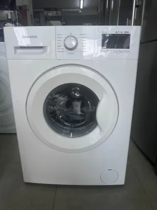 Lavadora Daewoo Blanca 8kg con garantía transporte