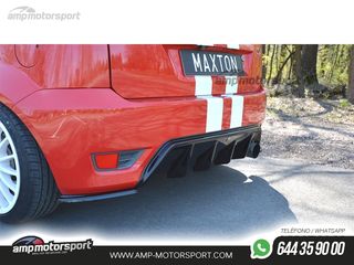 DIFUSOR TRASERO FORD FIESTA MK6 2004-2008 NEGRO BRILLO