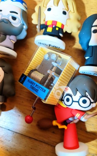 Caja musical figuras Harry Potter