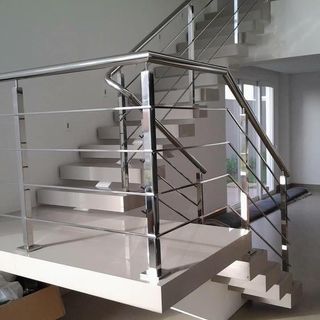 Metalúrgica, barandillas inox, cortes en laser.