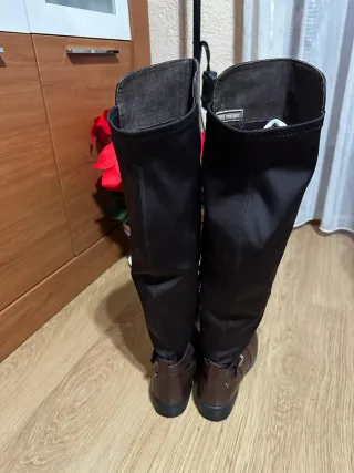 Botas altas mujer marrones y negras