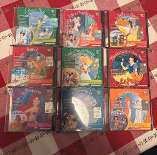 Nove cd fiabe Disney