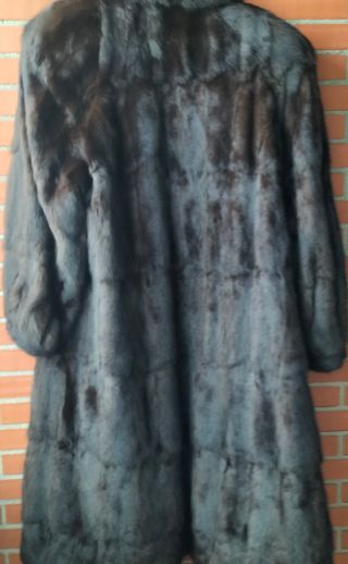 Abrigo de visón sintético