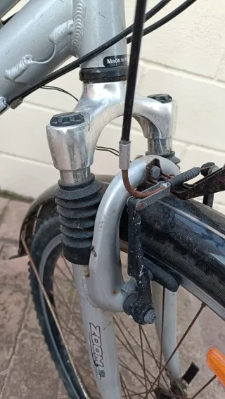 Bicicleta Proflex plateada