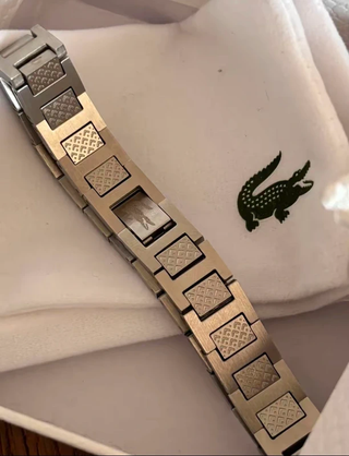 Pulsera Lacoste Hombre Plata