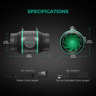 Kit Extractor Mars Hydro 150mm Inteligente y más