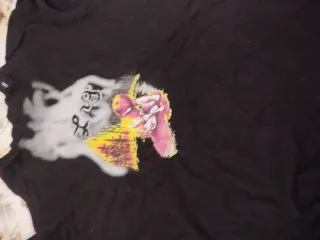 Camiseta Kappa Negra y Amarilla