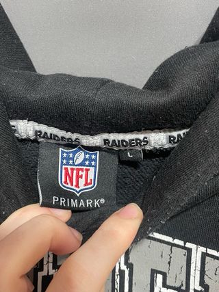 Sudadera Raiders Negra Talla L