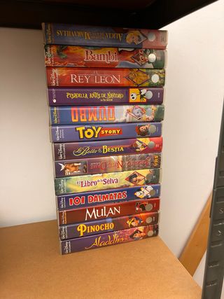 Lote 12 Películas Disney VHS Clásicos