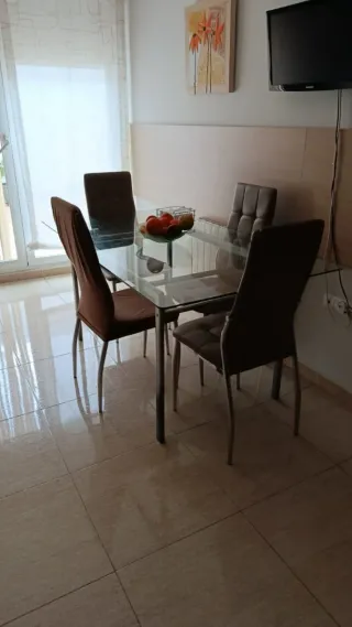 Mesa de cocina cristal 160x90