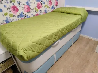 Cama nido 90 con canapé abatible