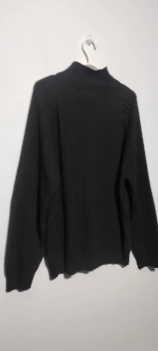 Cárdigan Lacoste vintage gris oscuro. cremallera