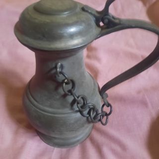 Jarra de estaño antigua años 70