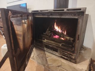 Estufa de leña cassette insert