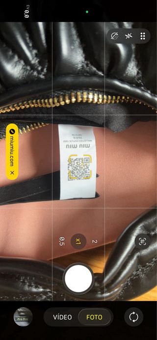 Bolso miu miu negro, sin estrenar