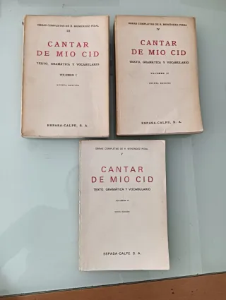 OBRAS COMPLETAS DE MENÉNDEZ PIDAL