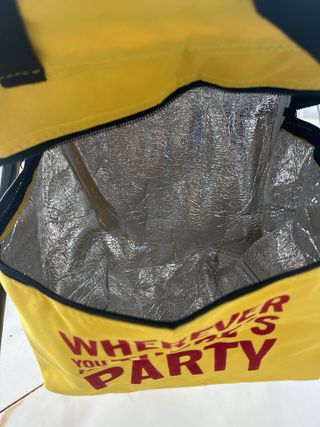 Silla de playa con nevera bolsa amarilla NUEVA