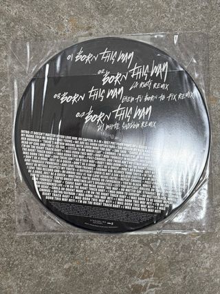 Lady Gaga Born This Way Picture Disc Vinilo 12
