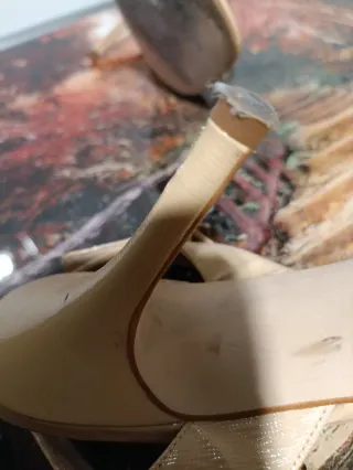 Sandalias Gloria Ortiz Beige Talla 38