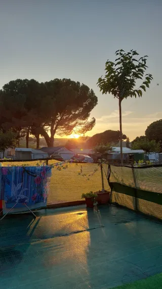 Caravana con documentación en parcela