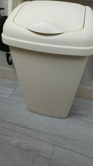 Papelera multiusos beige