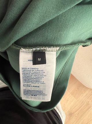 Sudadera Tommy Hilfiger verde manga larga