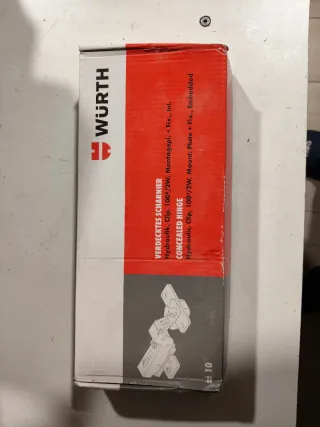 10 Bisagras superacodada amortiguada