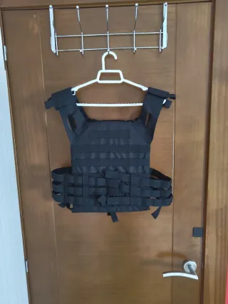 Chaleco táctico airsoft negro