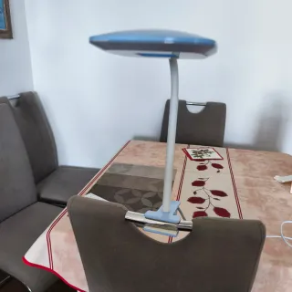 Lámpara LED Escritorio Azul/Blanco