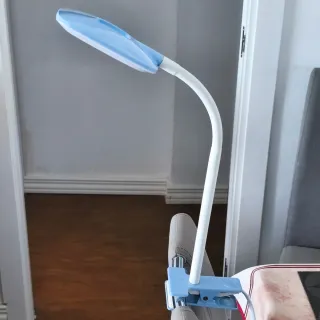 Lámpara LED Escritorio Azul/Blanco
