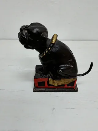 Hucha Bulldog Hierro Forjado Vintage