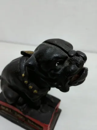 Hucha Bulldog Hierro Forjado Vintage