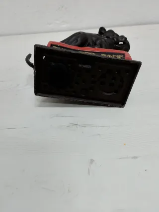 Hucha Bulldog Hierro Forjado Vintage