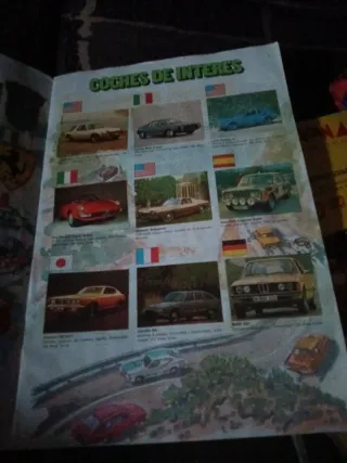 Álbum El Mundo del Automóvil Bimbo 1977
