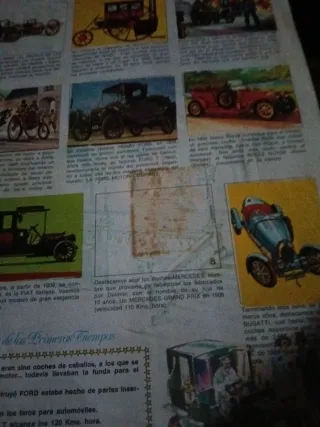 Álbum El Mundo del Automóvil Bimbo 1977