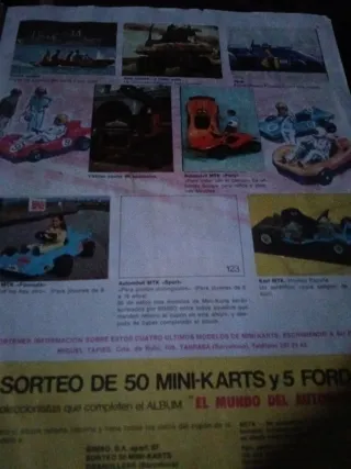 Álbum El Mundo del Automóvil Bimbo 1977