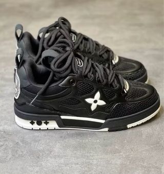 Louis Vuitton Skate Zapatillas Negras Blancas