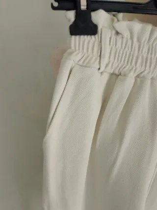 Pantaloni donna beige