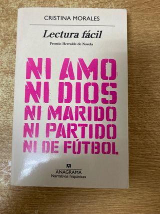 NI AMO, NI DIOS, NI MARIDO, NI PARTIDO DE FÚTBOL