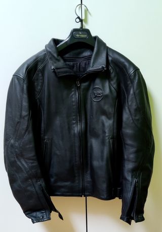Giacca in pelle da motociclista - Taglia 52