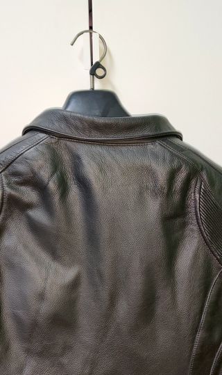 Giacca in pelle da motociclista - Taglia 52