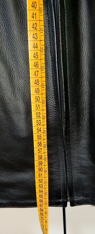 Giacca in pelle da motociclista - Taglia 52