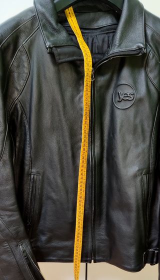Giacca in pelle da motociclista - Taglia 52