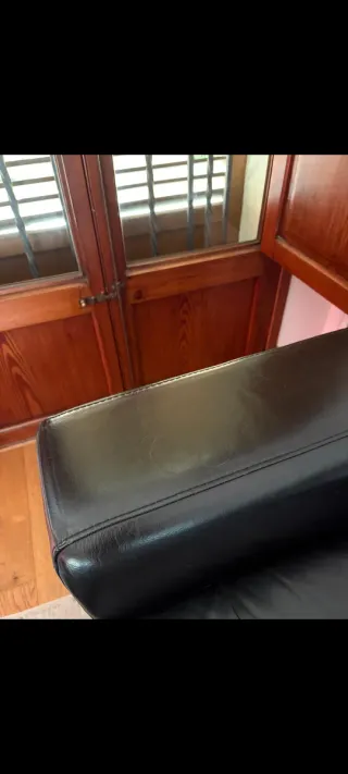 Sofá Natuzzi Savoy 3 plazas Piel Negro