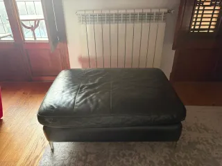 Sofá Natuzzi Savoy 3 plazas Piel Negro