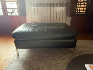 Sofá Natuzzi Savoy 3 plazas Piel Negro